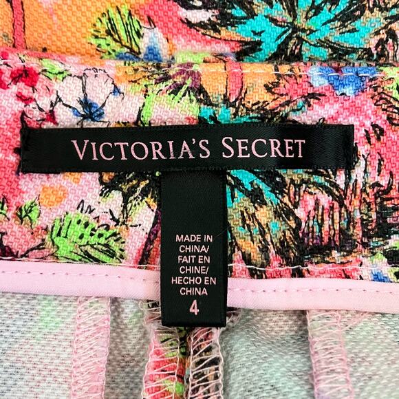 Victoria's Secret Pink Tropical Print Shorts Size 4 - Picture 5 of 5